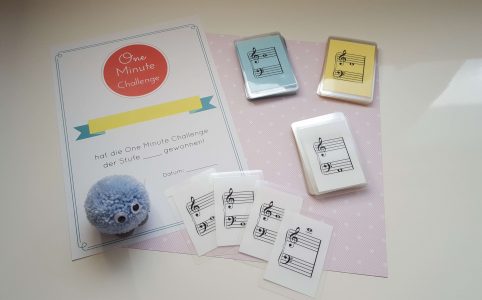 Notenlesen trainieren mit der One Minute Challenge