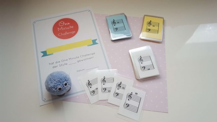 Notenlesen trainieren mit der One Minute Challenge