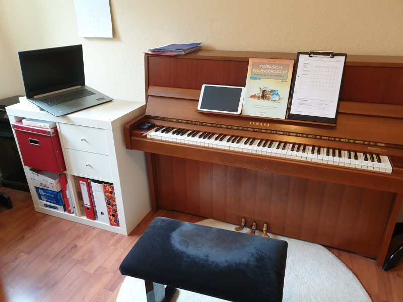 online unterrichten, Klavierunterricht online