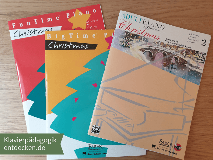 Notenhefte Klavierunterricht Weihnachten