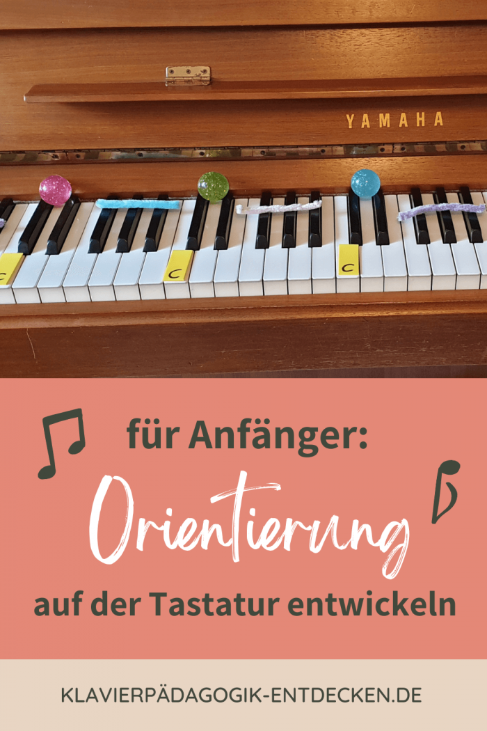 Anfängerunterricht Klavier: Die Tastatur