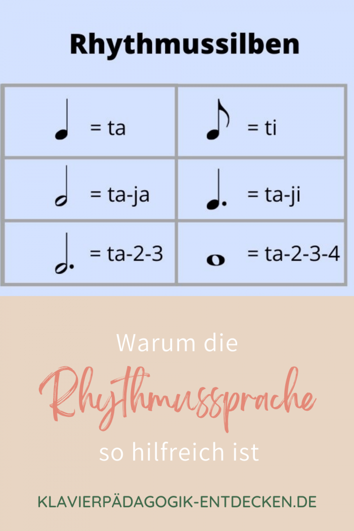 Warum die Rhythmussprache so hilfreich ist