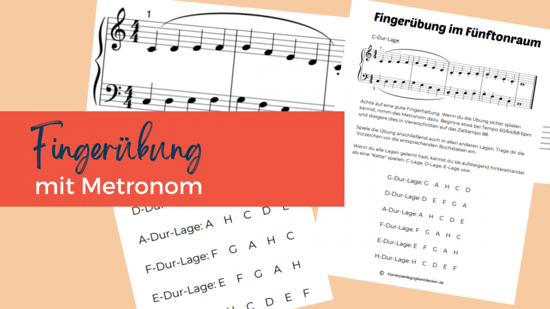Fingerübung für Anfänger