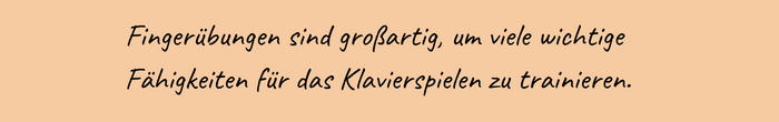 Fingerübungen für Klavier