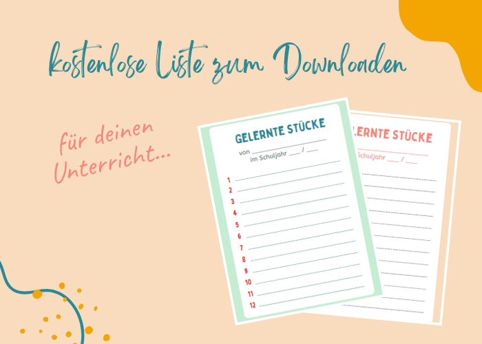 kostenloses Material für fortgeschrittene Klavierschueler