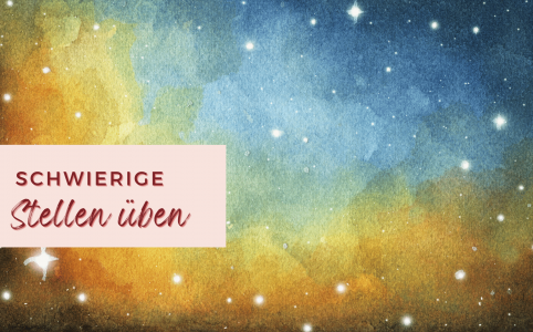 schwierige Stellen am Klavier üben